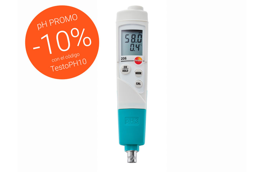 pHmetro testo 206 pH3 en promoci&oacute;n