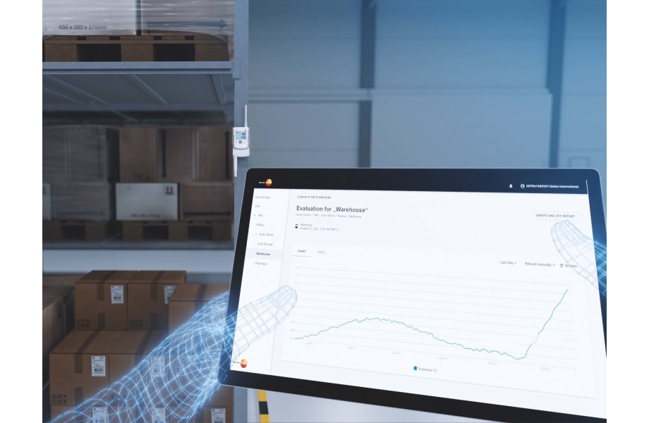 application testo Saveris storage