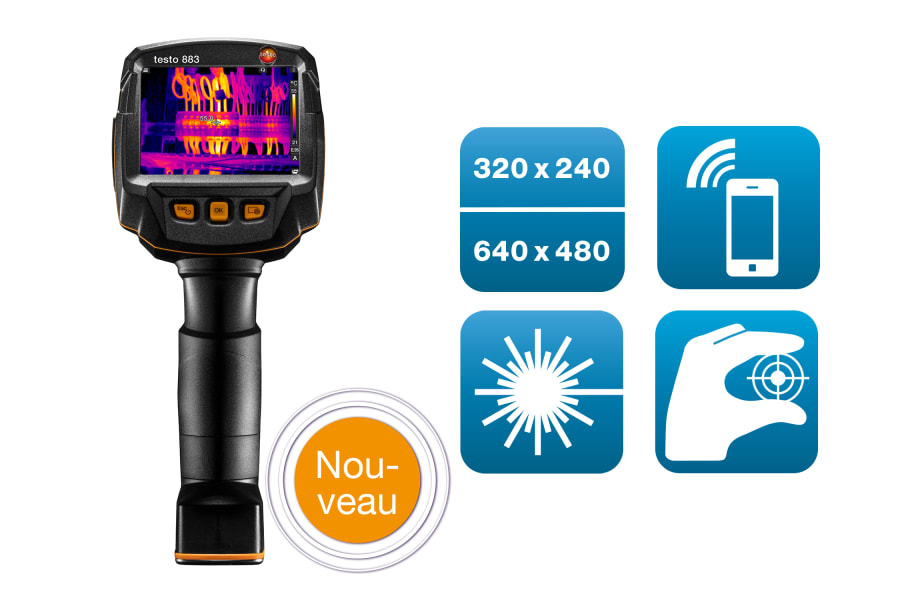 testo 883 cam&eacute;ra thermique