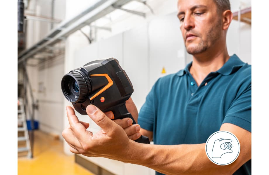 testo 883 c&aacute;mara termogr&aacute;fica