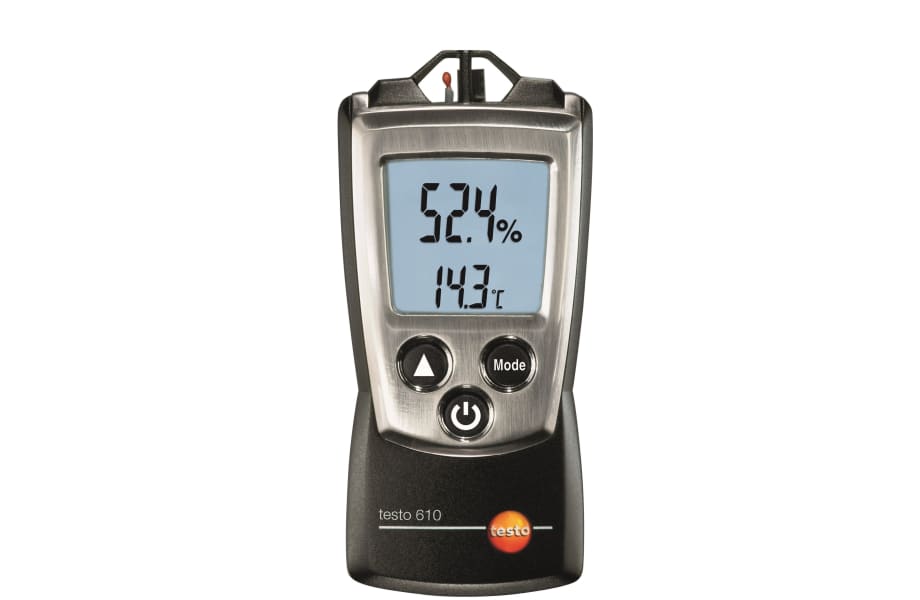 testo 610  vocht- en temperatuurmeter