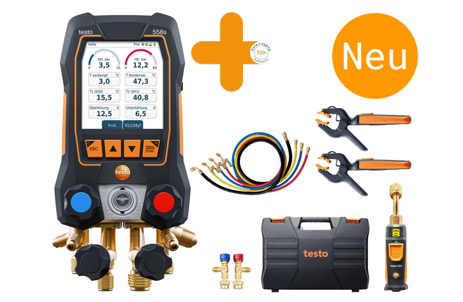 testo 558s Smart Vakuum Set F&uuml;llschlauche