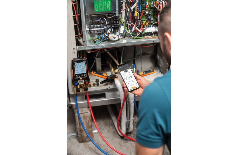 Anwendung testo 557s