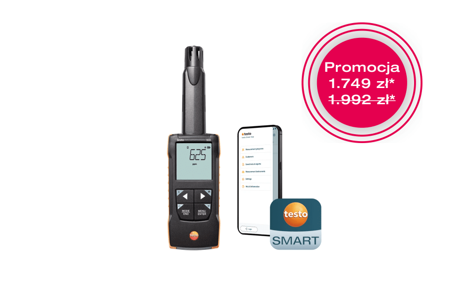 testo 535 Cyfrowy miernik CO₂