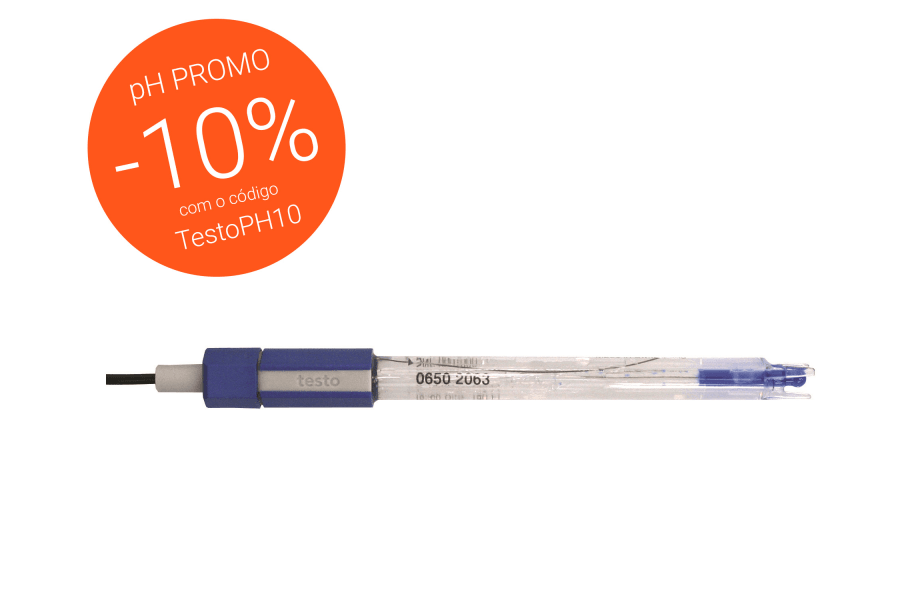 El&eacute;trodo universal de pH em pl&aacute;stico sem sensor de temperatura, em promo&ccedil;&atilde;o