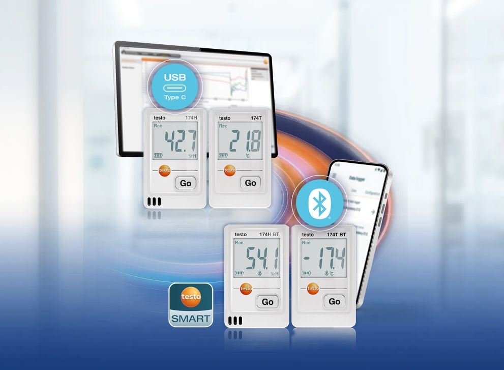 テストー 温度データロガー ｔｅｓｔｏ １７４Ｔセット ( TESTO174T-S ) テストー(Testo) 0572 0561 温度データロガー testo 174T