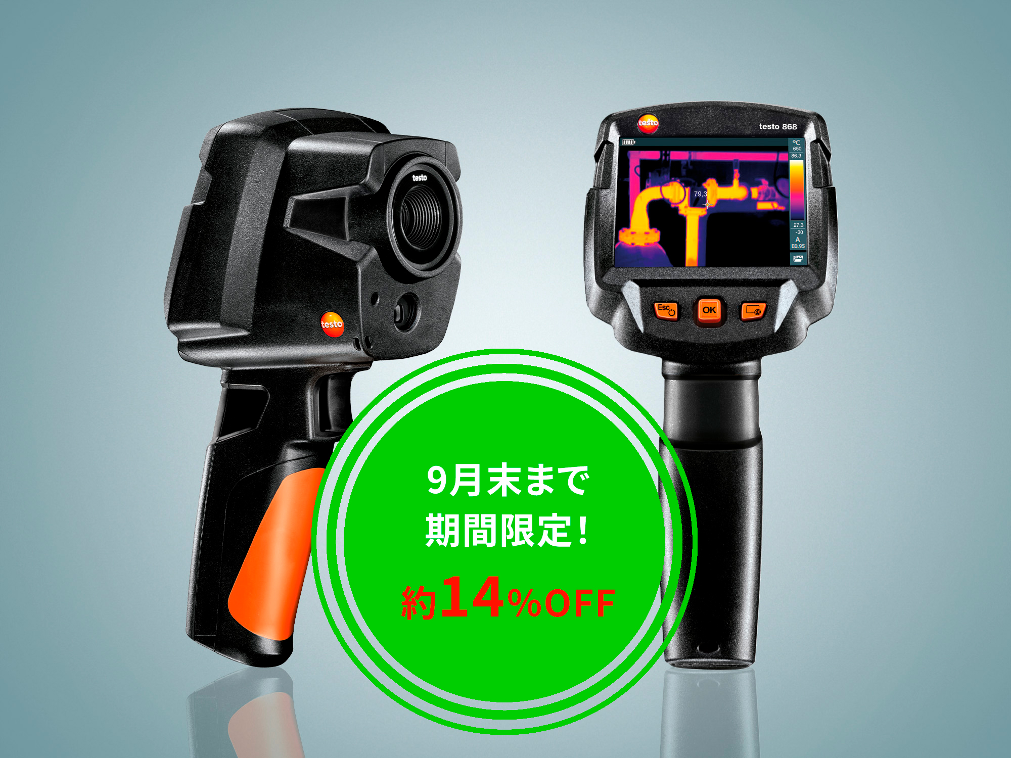 期間限定価格！サーモグラフィ testo 868
